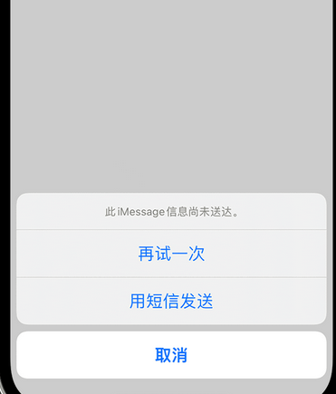 镇远apple维修iPhone上无法正常发送iMessage信息