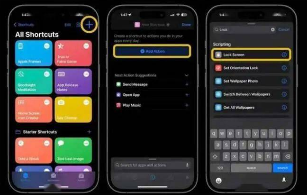 镇远苹果14锁屏维修店分享iPhone14升级iOS16.4后如何创建锁屏快捷方式 