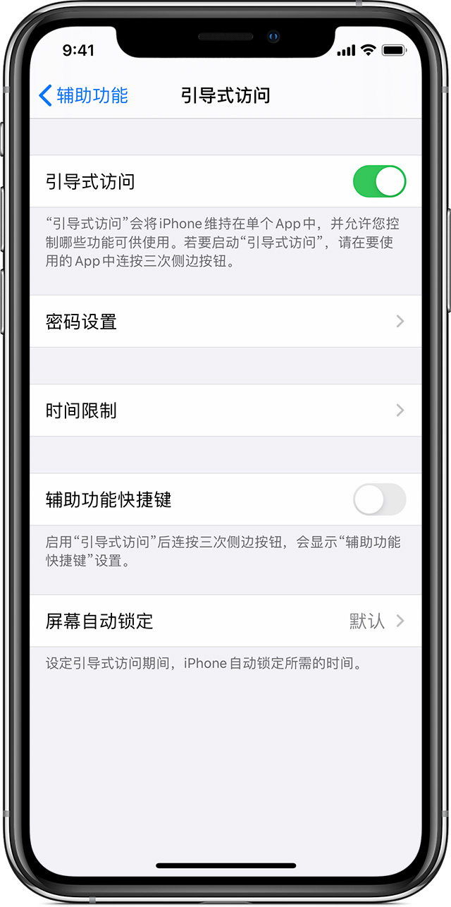 镇远苹果手机维修分享如何在 iPhone 上退出引导式访问 