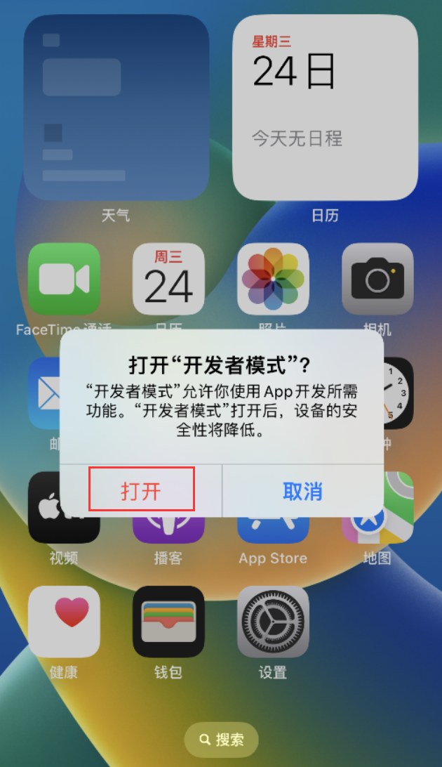 镇远苹果手机维修分享如何打开开发者模式 