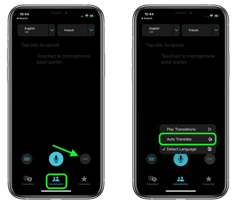 镇远苹果手机维修分享iOS 15 “翻译” App 新改进 
